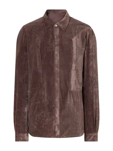Rick Owens Fogpocket Velour Jacket - Men | Thumbnail 1 Rick Owens Fogpocket Velour Jacket - Men | Thumbnail 1