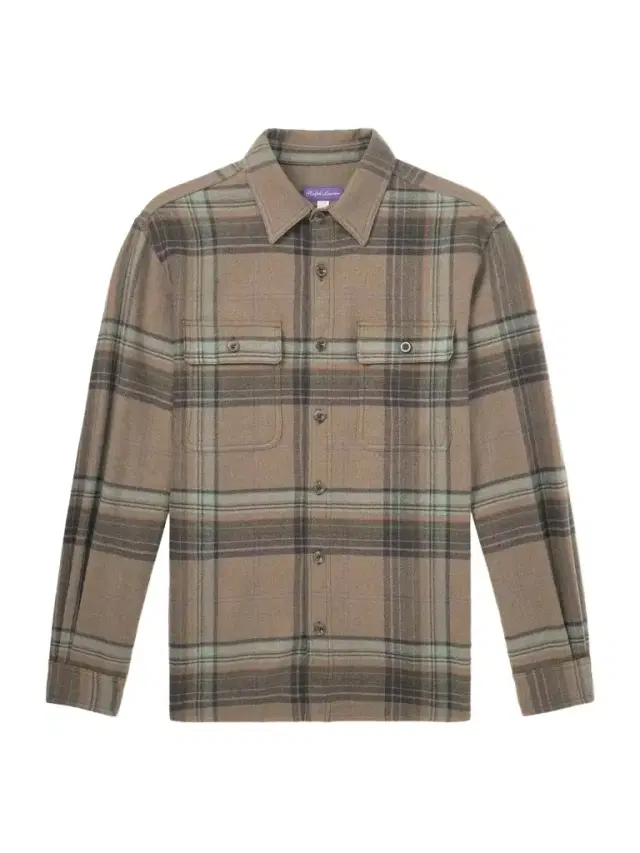 Ralph Lauren Purple Label Checked Wool and Cashmere-Blend Flannel Overshirt - Men