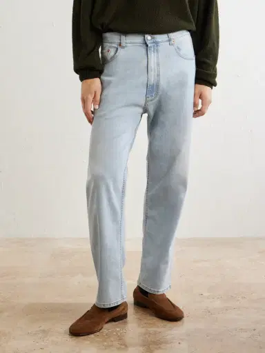 Ghiaia Cashmere Straight-Leg Jeans - Men | Thumbnail 3 Ghiaia Cashmere Straight-Leg Jeans - Men | Thumbnail 3