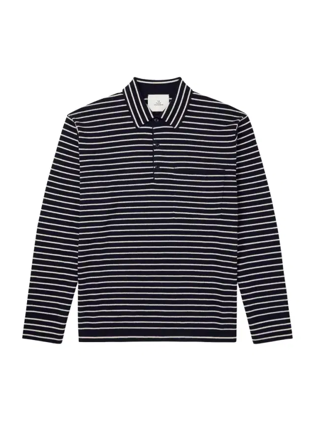 The Elder Statesman Striped Cashmere Polo Shirt - Men