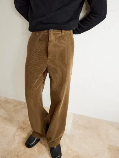 Jil Sander Wide-Leg Cotton-Corduroy Trousers - Men | Thumbnail 5