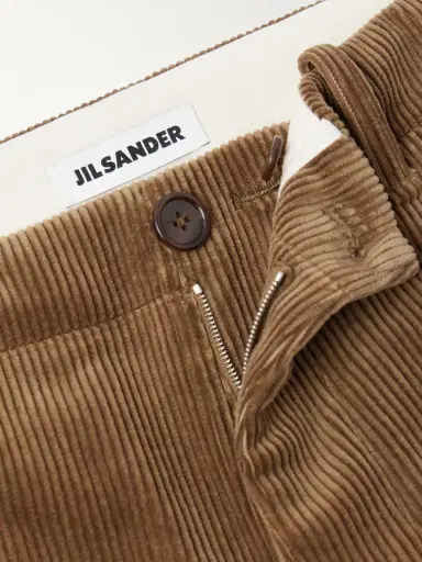 Jil Sander Wide-Leg Cotton-Corduroy Trousers - Men | Thumbnail 6