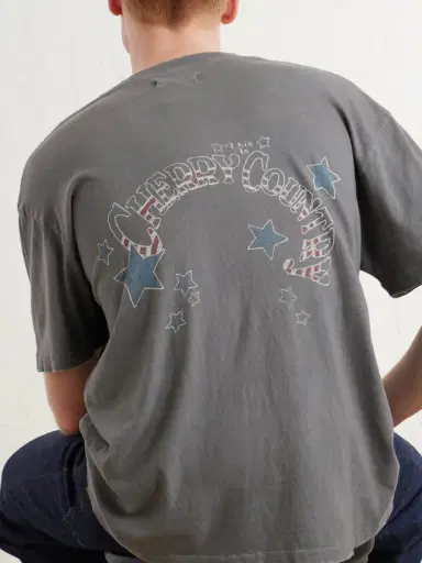 Cherry Los Angeles Printed Cotton-Jersey T-Shirt - Men | Thumbnail 5