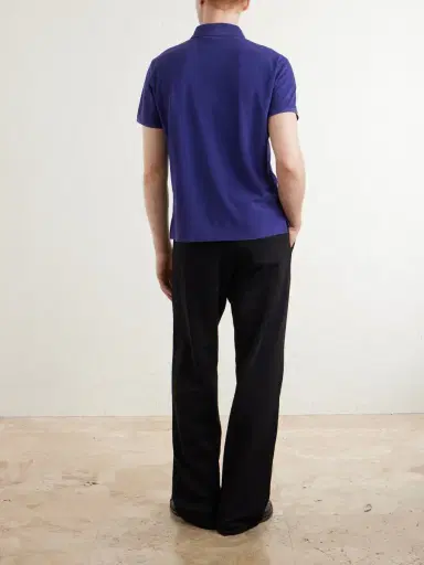 Acne Studios Logo-Embroidered Cotton-Piqué Polo Shirt - Men | Thumbnail 4 Acne Studios Logo-Embroidered Cotton-Piqué Polo Shirt - Men | Thumbnail 4