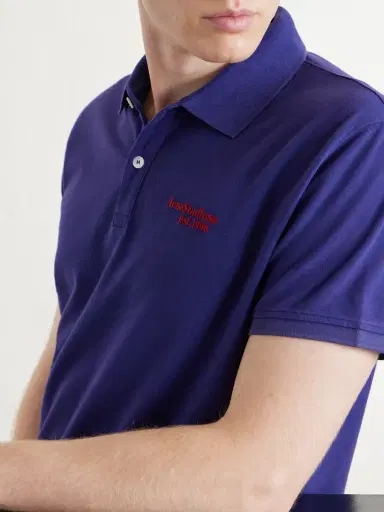 Acne Studios Logo-Embroidered Cotton-Piqué Polo Shirt - Men | Thumbnail 5 Acne Studios Logo-Embroidered Cotton-Piqué Polo Shirt - Men | Thumbnail 5