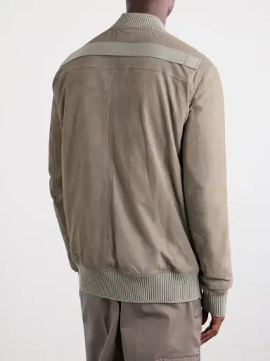Rick Owens Bauhaus Leather Zip-Up Flight Jacket - Men | Thumbnail 4