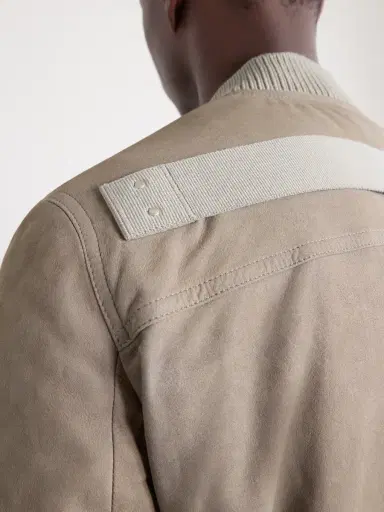Rick Owens Bauhaus Leather Zip-Up Flight Jacket - Men | Thumbnail 6