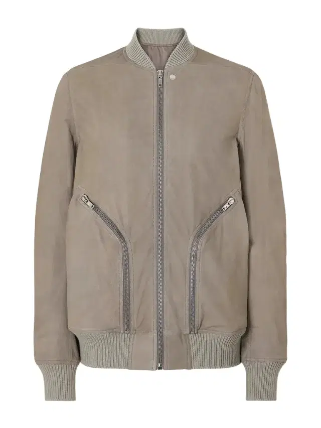 Rick Owens Bauhaus Leather Zip-Up Flight Jacket - Men