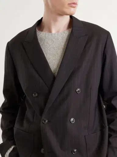 NN07 Jordin 10037 Double-Breasted Recycled Blazer - Men | Thumbnail 5