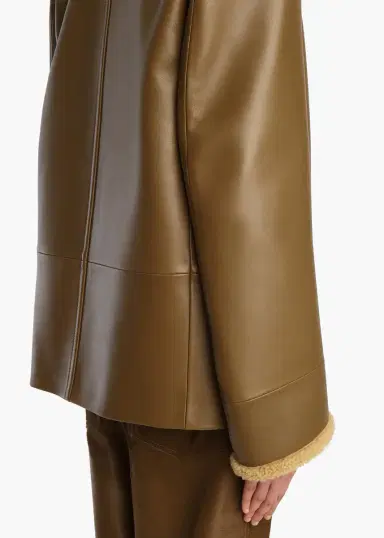 Khaite Marlot Coat In Dark Olive | Thumbnail 6 Khaite Marlot Coat In Dark Olive | Thumbnail 6