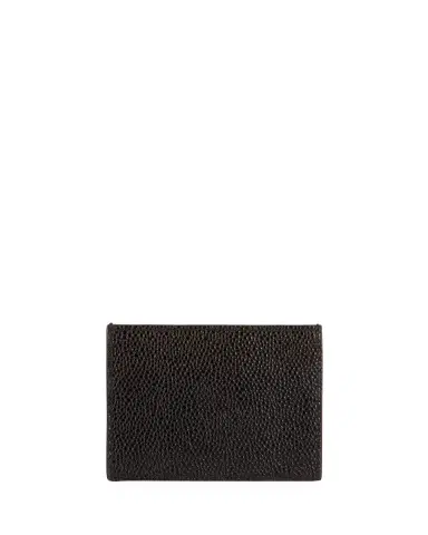 Thom Browne Men's Pebble Grain Leather Card Holder | Thumbnail 5 Thom Browne Men's Pebble Grain Leather Card Holder | Thumbnail 5