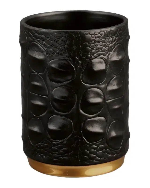 L 'Objet Crocodile Pen Cup