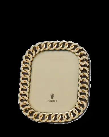 L'Objet Cuban Link Picture Frame, 8" x 10" | Thumbnail 2