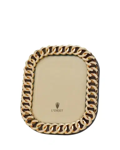 L'Objet Cuban Link Picture Frame, 8" x 10" | Thumbnail 1