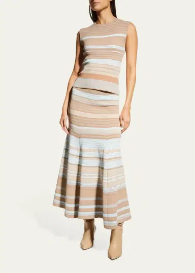 Giorgio Armani Striped Knit Top | Thumbnail 2 Giorgio Armani Striped Knit Top | Thumbnail 2