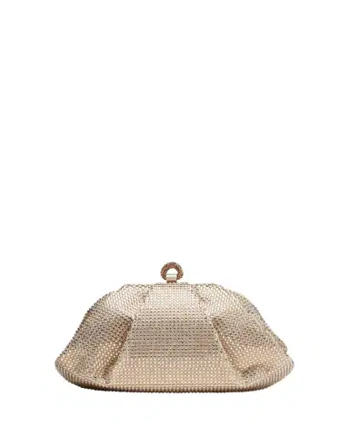 Judith Leiber Couture Gemma Pleated Crystal Clutch Bag | Thumbnail 1