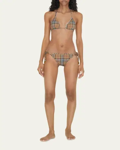 Burberry Cobb Vintage Check Triangle Bikini | Thumbnail 2 Burberry Cobb Vintage Check Triangle Bikini | Thumbnail 2
