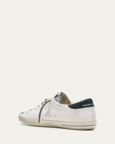 Golden Goose Superstar Mixed Leather Script Low-Top Sneakers | Thumbnail 2 Golden Goose Superstar Mixed Leather Script Low-Top Sneakers | Thumbnail 2
