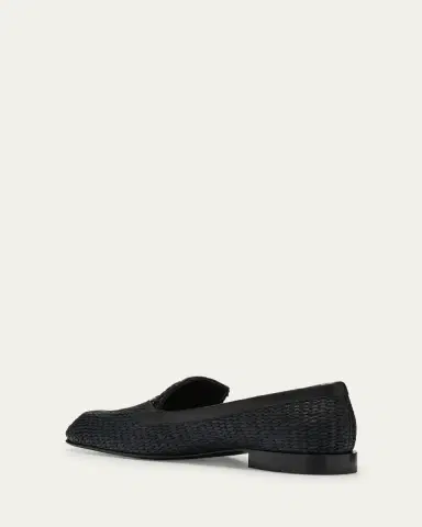 Victoria Beckham Raffia Metal-Strap Easy Loafers | Thumbnail 4 Victoria Beckham Raffia Metal-Strap Easy Loafers | Thumbnail 4