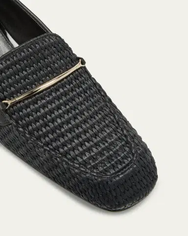 Victoria Beckham Raffia Metal-Strap Easy Loafers | Thumbnail 5 Victoria Beckham Raffia Metal-Strap Easy Loafers | Thumbnail 5