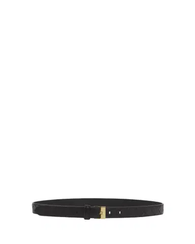 Bottega Veneta Woven Leather & Brass Belt | Thumbnail 1 Bottega Veneta Woven Leather & Brass Belt | Thumbnail 1