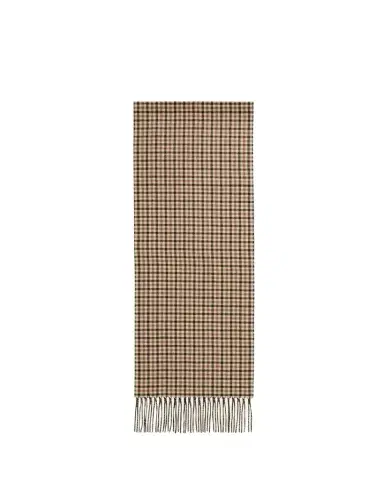 PIACENZA 1733 Men's Silk Cashmere Check Windowpane Scarf | Thumbnail 1