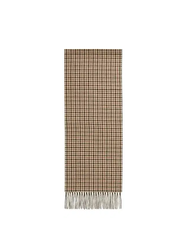 PIACENZA 1733 Men's Silk Cashmere Check Windowpane Scarf