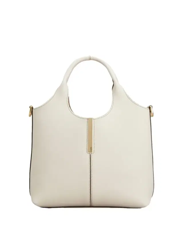Tod's Embellished Leather Shopping Tote Bag