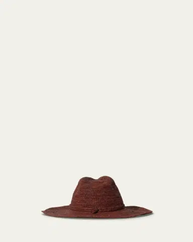 JANESSA LEONE Sacha Raffia Fedora | Thumbnail 2