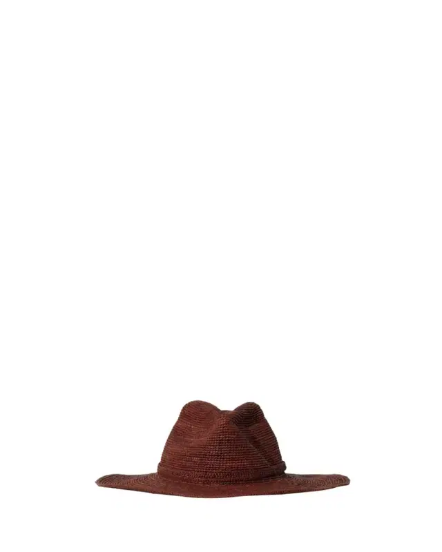 JANESSA LEONE Sacha Raffia Fedora