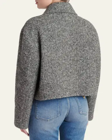 Valentino Garavani Boucle Wool Jacket | Thumbnail 3 Valentino Garavani Boucle Wool Jacket | Thumbnail 3