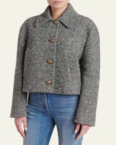 Valentino Garavani Boucle Wool Jacket | Thumbnail 4 Valentino Garavani Boucle Wool Jacket | Thumbnail 4