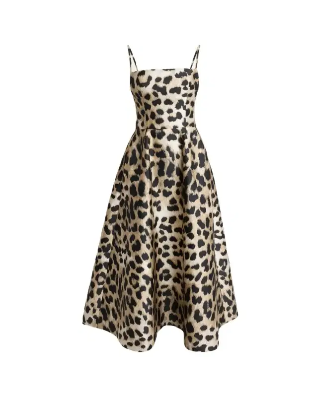 Givenchy Sleeveless Animal-Print Gown