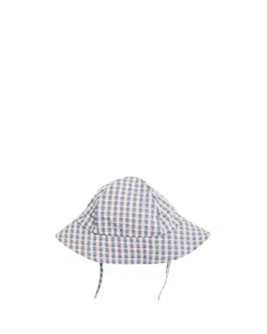 Konges Slojd Kid's Kim Check Cotton Sun Hat | Thumbnail 1