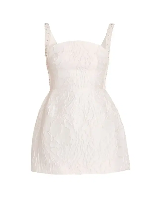 REBECCA VALLANCE Winslet Embossed Jacquard Mini Dress