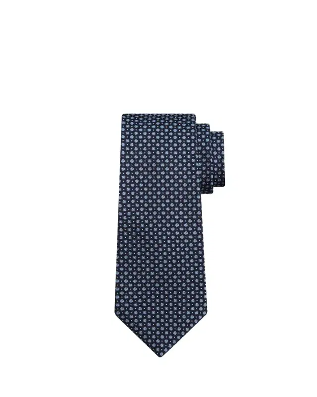 Kiton Men's Floral Silk Seven-Fold Tie