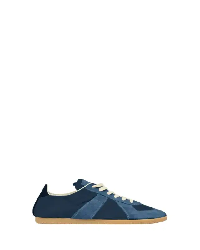 Maison Margiela Men's Replica Napa Leather and Suede Low-Top Sneakers