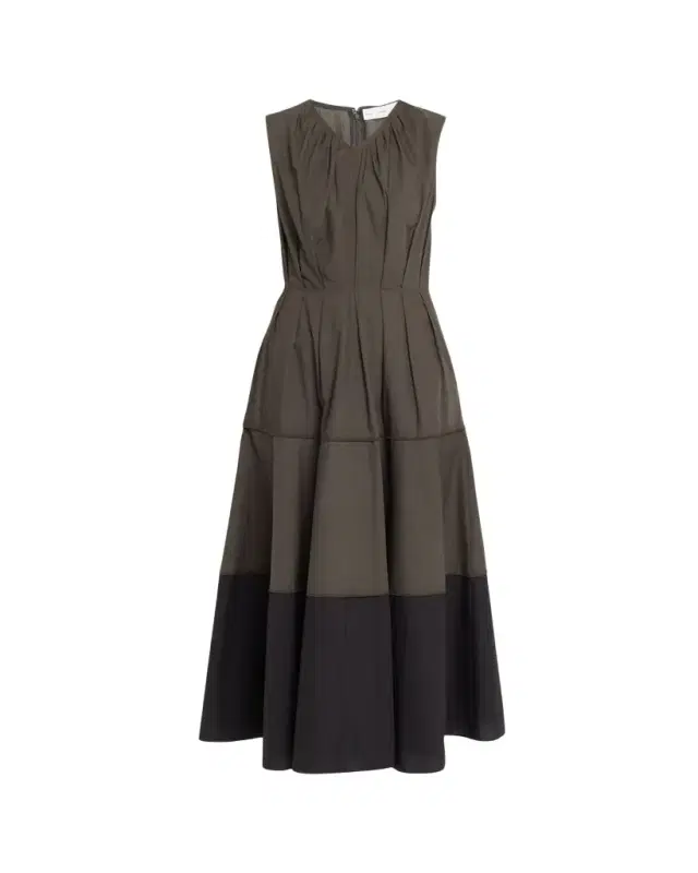 Proenza Schouler White Label Kailey Tiered Poplin Maxi Dress