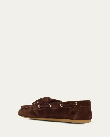 Miu Miu Fringe Suede Moccasin Loafers | Thumbnail 4 Miu Miu Fringe Suede Moccasin Loafers | Thumbnail 4
