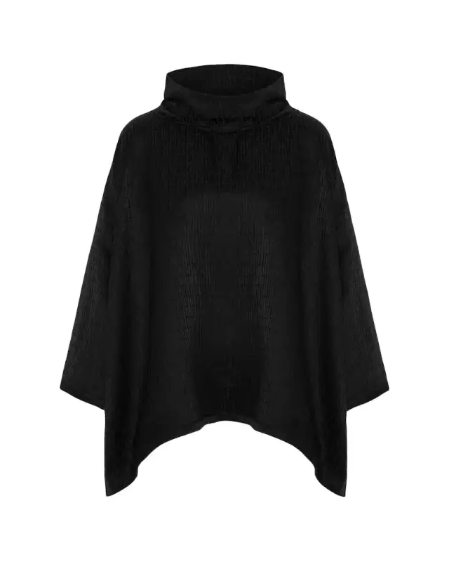 Eskandar Silk-Blend Wide A-Line Monks Top