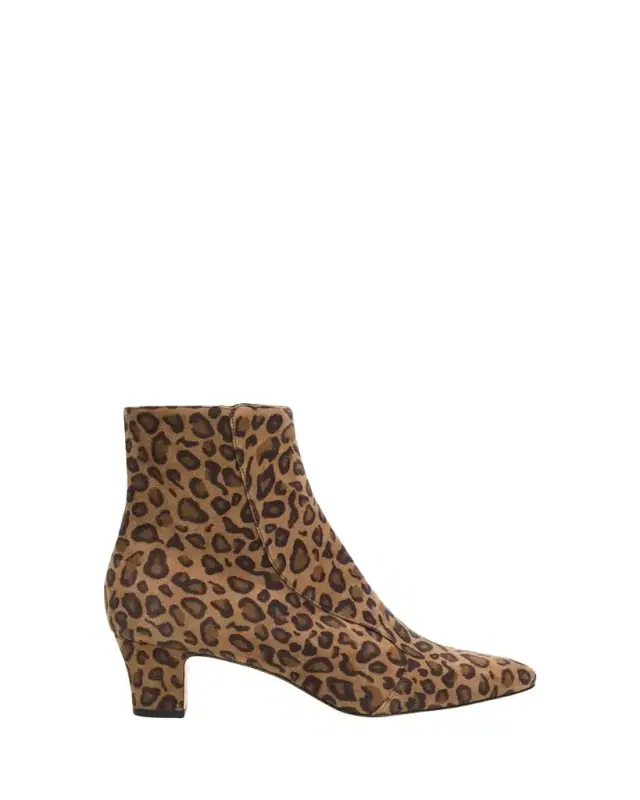 Manolo Blahnik 50mm Myconia Leopard-Printed Suede Ankle Boots