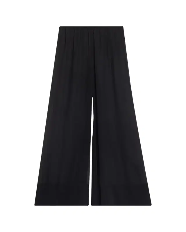 All Three Poppy Chiffon Wide-Leg Pants