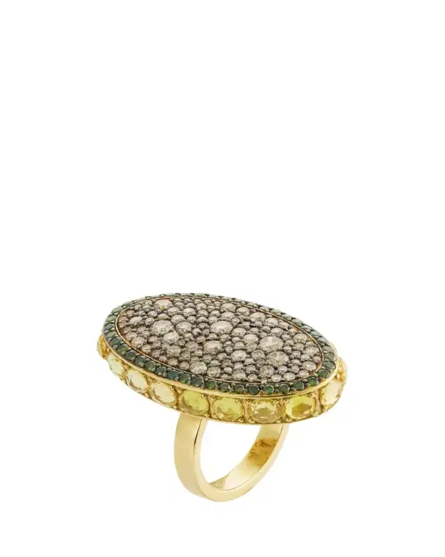 ILEANA MAKRI Secret Garden Ring with Diamonds and Sapphires