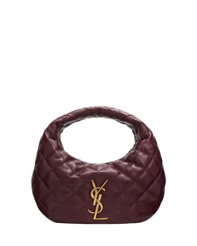Saint Laurent Icarino YSL Quilted Leather Top-Handle Bag