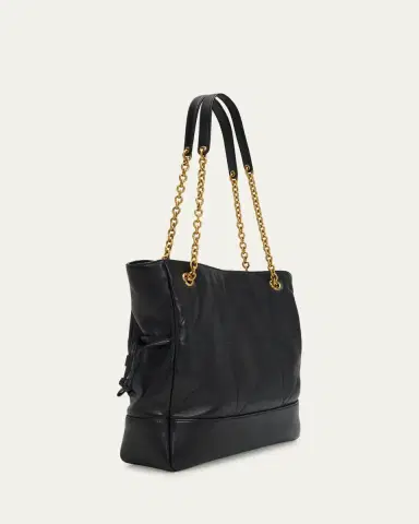 Saint Laurent Jamie Small Drawstring Leather Tote Bag | Thumbnail 3