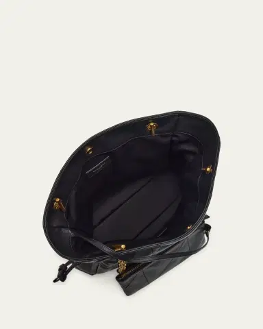 Saint Laurent Jamie Small Drawstring Leather Tote Bag | Thumbnail 4