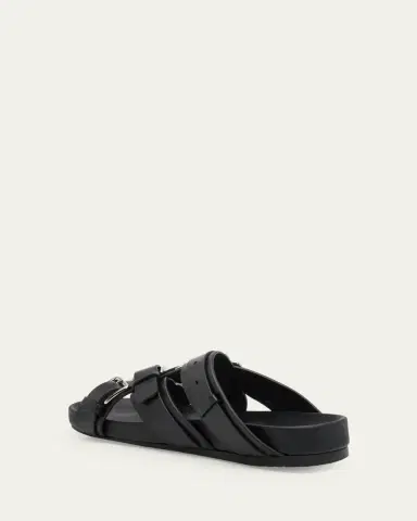 Loewe Type Fussbett Leather Slide Sandals | Thumbnail 4 Loewe Type Fussbett Leather Slide Sandals | Thumbnail 4