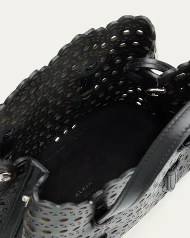 Alaïa Mina 20 Small Perforated Leather Tote Bag | Thumbnail 4 Alaïa Mina 20 Small Perforated Leather Tote Bag | Thumbnail 4
