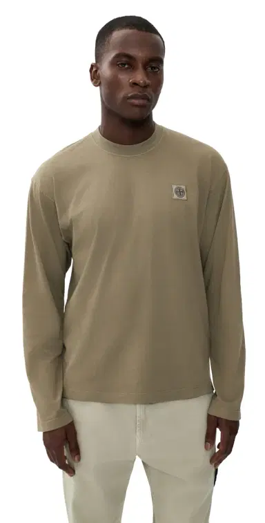 Stone Island Long Sleeve Tee Military Green | Thumbnail 1 Stone Island Long Sleeve Tee Military Green | Thumbnail 1