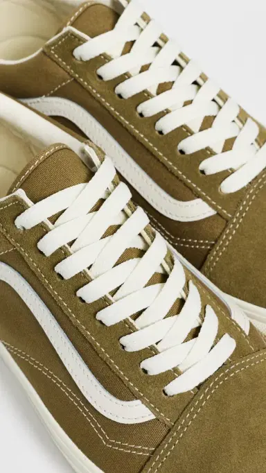 Vans Old Skool Sneakers Color Theory Olive Brown 8 | Thumbnail 5 Vans Old Skool Sneakers Color Theory Olive Brown 8 | Thumbnail 5